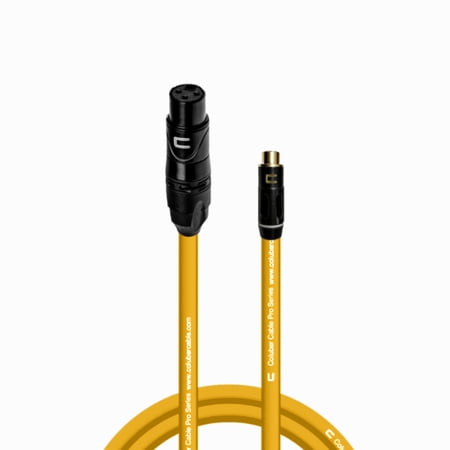 Coluber Cable Unbalanced XLR Female Cable to RCA Female Pro Audio Connector