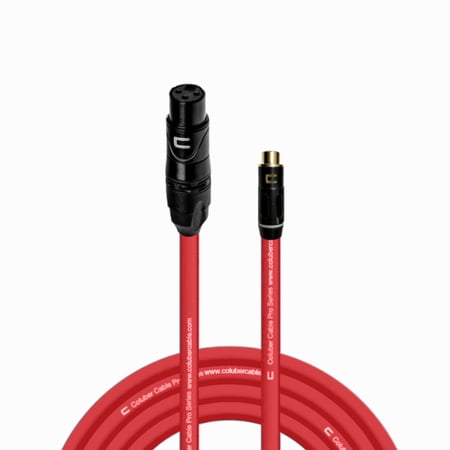 Coluber Cable Unbalanced XLR Female Cable to RCA Female Pro Audio Connector