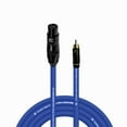 thumbnail image 1 of Coluber Cable Unbalanced XLR Female Cable to RCA Male - Pro 3-Pin Connector, 1 of 7
