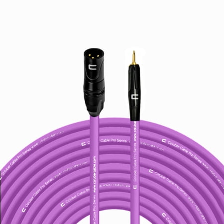Coluber Cable Unbalanced XLR Male - 3.5mm TS Professional Microphone Cable
