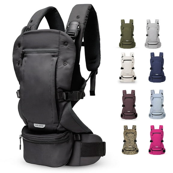 Colugo Baby Carrier - Baby Carrier Newborn to Toddler, Toddler Carrier, Adjustable, Black