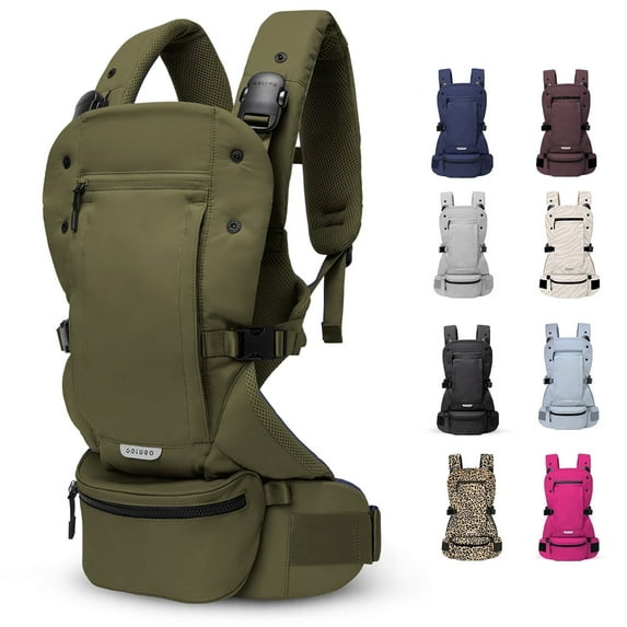 Colugo Baby Carrier - Baby Carrier Newborn to Toddler, Toddler Carrier, Adjustable, Olive