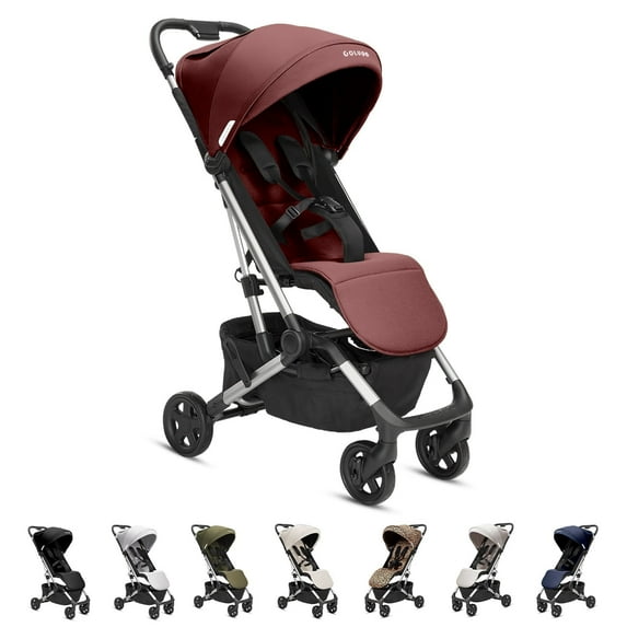Colugo Compact Stroller - One Hand Fold Lightweight Stroller, Travel Stroller with Rain Cover, Backpack and Cup Holder, Cocoa