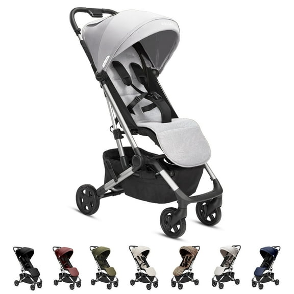 Colugo Compact Stroller - One Hand Fold Lightweight Stroller, Travel Stroller with Rain Cover, Backpack and Cup Holder, Cool Grey