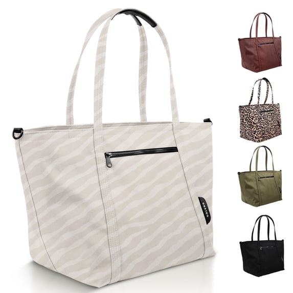 Colugo The Diaper Tote, Baby Diaper Tote Bag, Dune Zebra