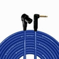 thumbnail image 1 of Columber Cable - Right Angle XLR Male to Right Angle 1/4" TS 3-Pin Connector, 1 of 7