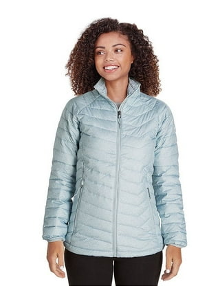Columbia - Women's Powder Lite Hooded Jacket - Chaqueta de fibra sintética  - Dark Stone | XS - Regular