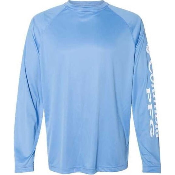 Columbia 212472 PFG Terminal Tackle Long Sleeve T-Shirt - White Cap White