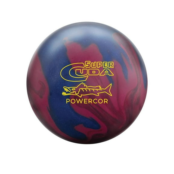 Columbia 300 PRE-DRILLED Super Cuda Bowling Ball - Burgundy/Maroon/Blue 16lbs