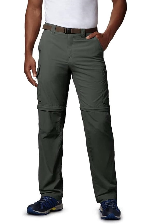 AM8004-319-40 Men's Silver Ridge Convertible Hiking Pant - Gravel - 32x34
