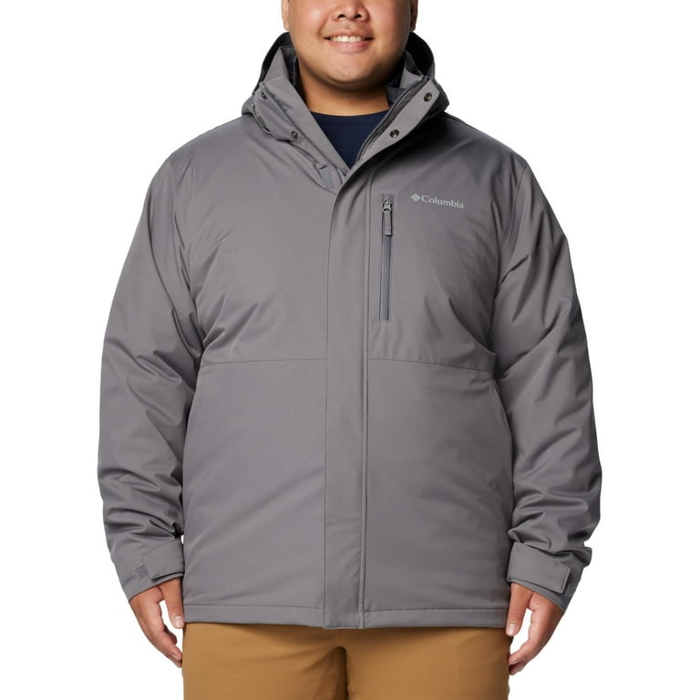 Columbia Abiqua Falls Interchange Jacket for Men, City Grey, XL