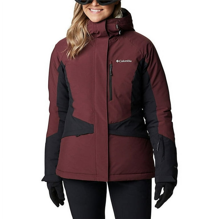 Columbia Alpine Diva Ii Plus Size Colorblocked Ski Jacket malbec black 1X Walmart