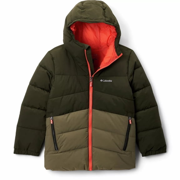 Columbia Arctic Blast II Jacket for Toddlers, Size: 3T, GreenScape/Stone Green - Zipper front closure