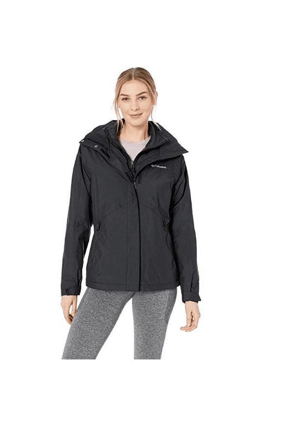 Arctic Trip ll Interchange Jacket Omni-Heat Lined with Fleece 3 in 1 Jacket,Black,Small