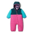 thumbnail image 1 of Columbia Baby Powder Lite Reversible Bunting, Pink Ice/Night Wave/Geyser, 0/3, 1 of 5