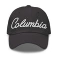 thumbnail image 1 of Columbia Baseball Cap Columbia Dad Hat Bold Script South Carolina SC Hat Embroidered Souvenir Gift Dark Grey, 1 of 2