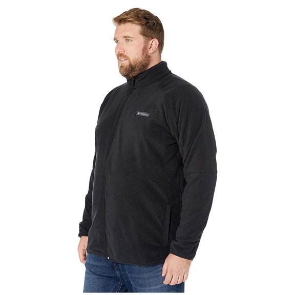 Columbia Big & Tall Basin Trail Fleece Full Zip Black Size 1X
