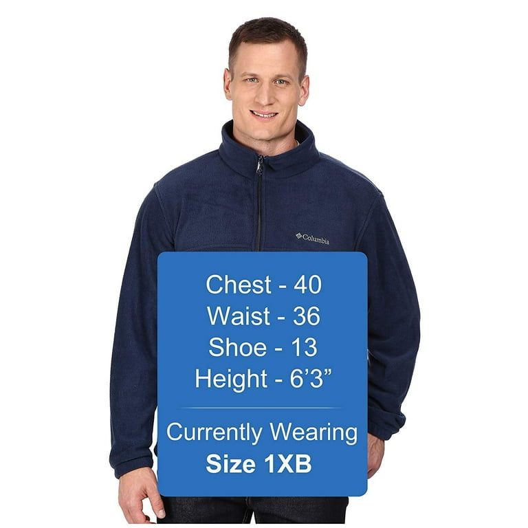 Columbia Big Tall Steens Mountain Full Zip 2.0 Jacket Collegiate Navy