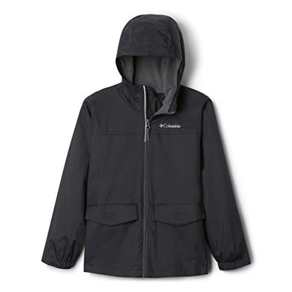 Columbia Boys' Big Rain-Zilla Jacket, Black, X-Small