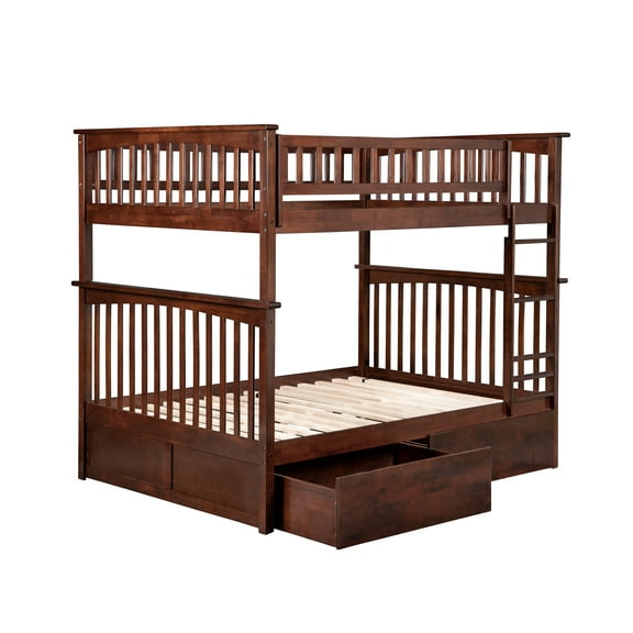 Columbia Bunk Bed Full over Full in Multiple Colors and Configurations