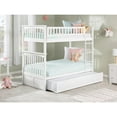 thumbnail image 1 of AFI Columbia Bunk Bed Twin over Twin with Twin Trundle, White, 1 of 8