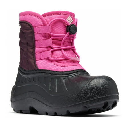 Columbia Childrens Powderbug Girls' Snowlite Lace Boots Color: Pink Ice Moonvista Size: 5