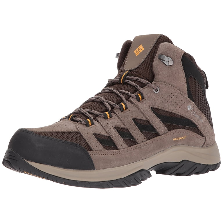 Columbia Crestwood Mid Wide Width Hiking Boot Grey | 1765382  display picture 1