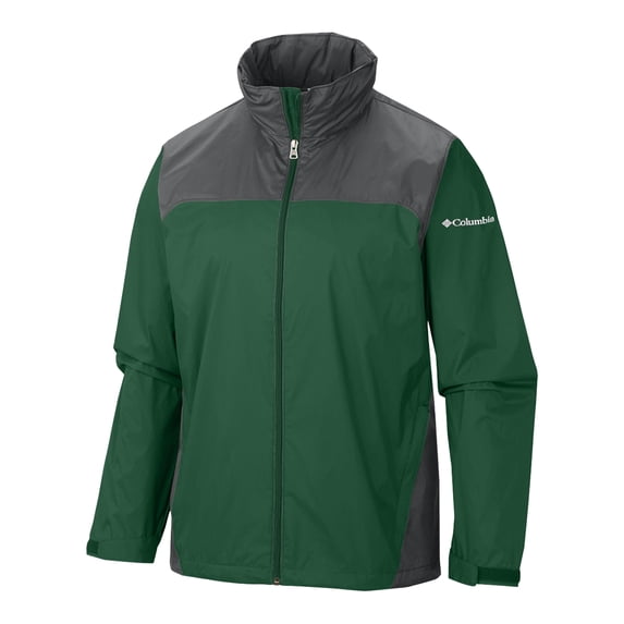 Columbia Golf Men's Glennaker Lake Waterproof Full-Zip Jacket,X-Large Green/Gray -