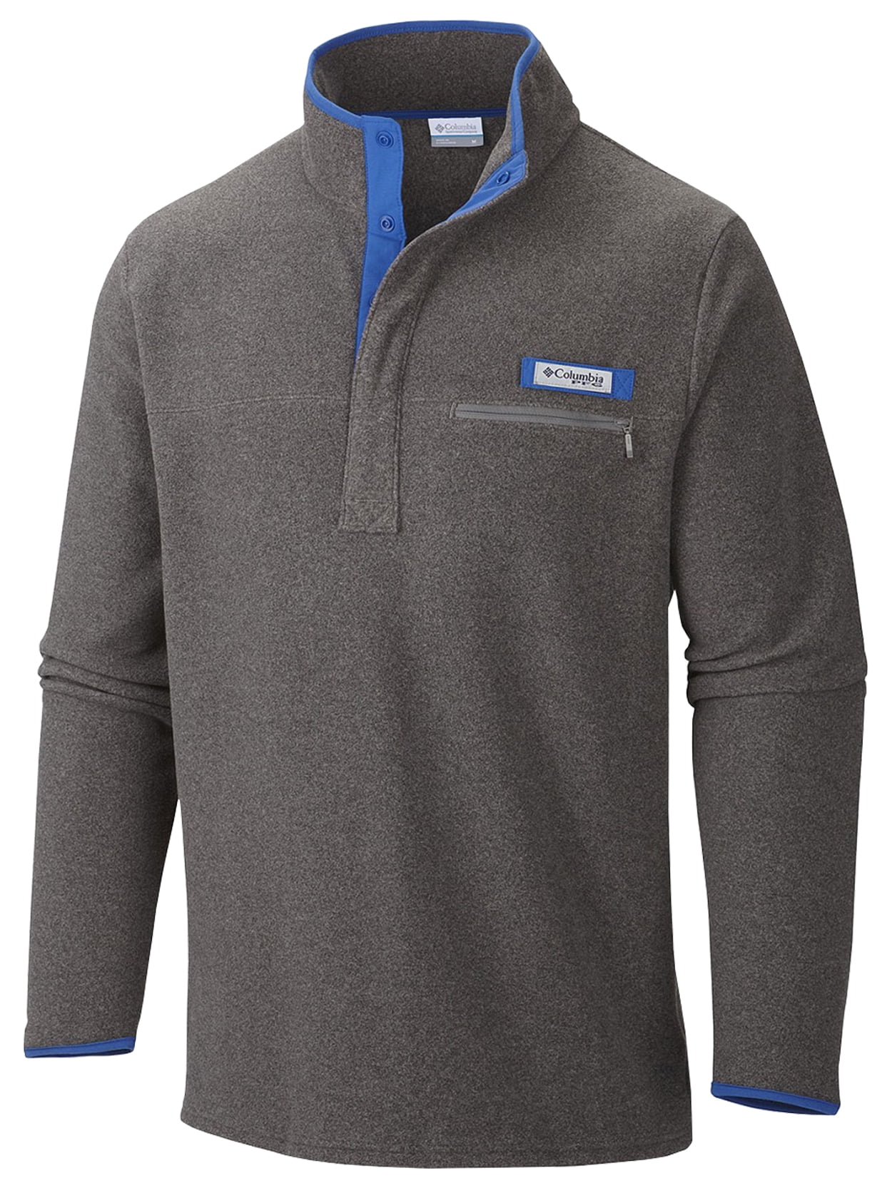 Columbia Men's Harborside Fleece Pullover - Lightweight Fleece Jacket With Zippered Chest Pocket