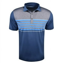 Columbia Golf Omni-Wick Clayton Hills Polo Dark Mountain/Blue Small