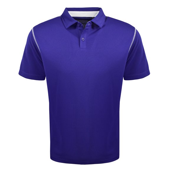 Columbia Golf Omni-Wick High Stakes Polo Purple Medium