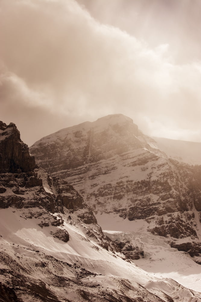 Columbia Ice Fields Canvas Art - Don Hammond Design Pics (22 x 34)
