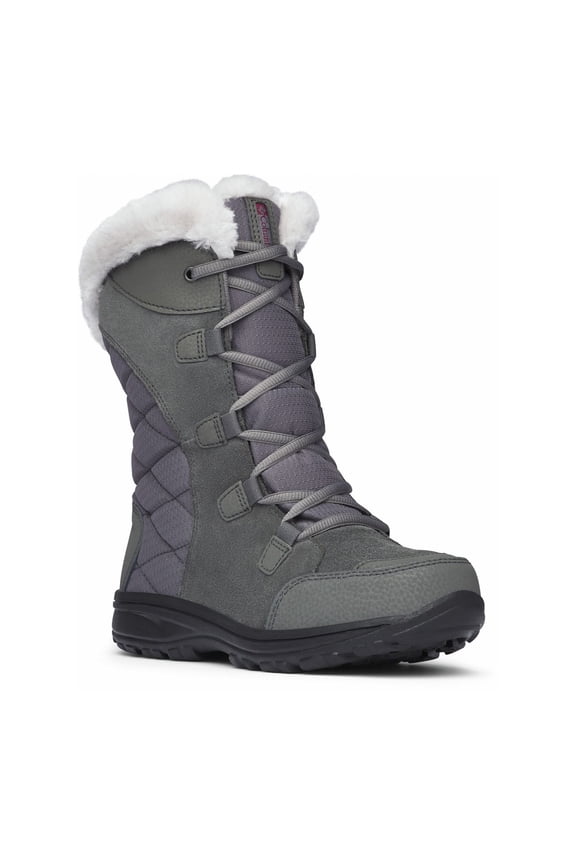 Ice Maiden II Women's Boots Color: Shale Dark Raspberry Size: 9