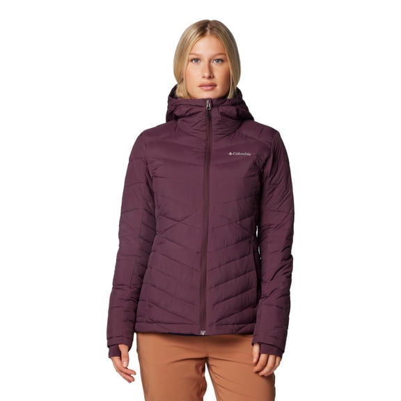 Columbia Joy Peak II Hooded Jacket Women's Insulated Quilted Coat Moonvista Medium 208904