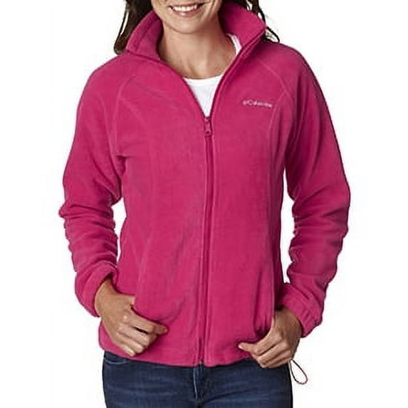 Columbia Ladies' Benton Springs? Full-Zip Fleece - BRIGHT ROSE - S 6439