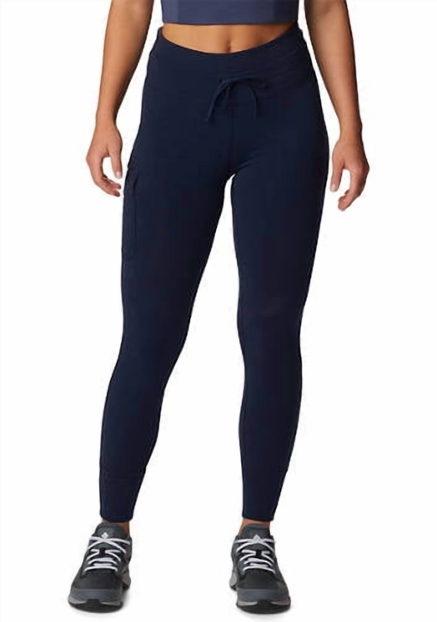 Columbia Women's Trek Legging - Stretch Cargo Pocket Pants, Dark Nocturnal, Large