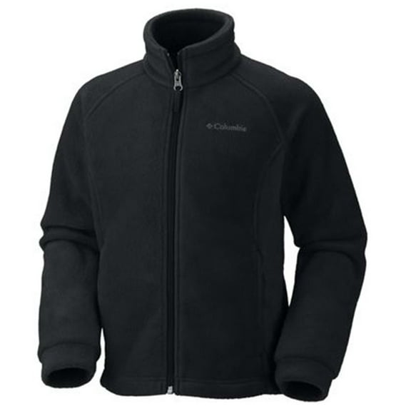 Columbia Little Girls' Benton Springs Fleece Jacket, Black, X-Small