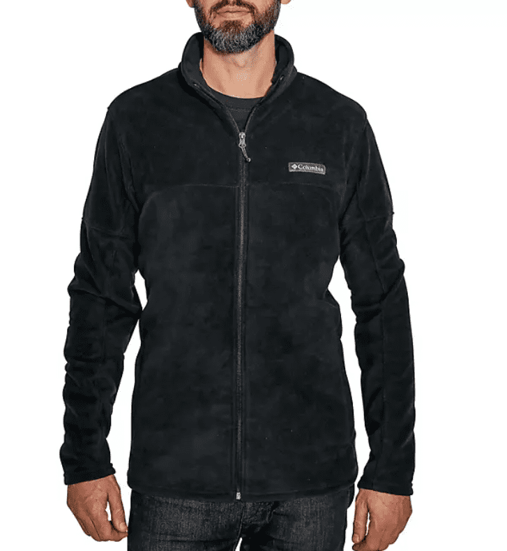 COLUMBIA Men's Basin Trail Full Zip Jacket Black XL
