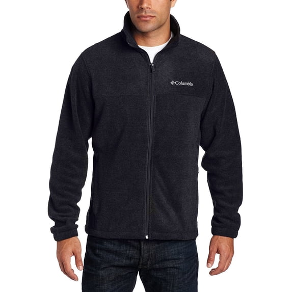 Columbia Men's Big Tall Granite Mountain Fleece Jacket 3X, Black