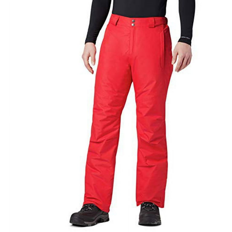 Columbia Men?s Bugaboo II Snow Pants, Waterproof & Breathable, XX-Large  Regular, Mountain Red C/O 