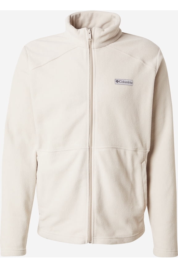 Mens Fleece Jacket 3XT Big & Tall Beige Full Zip Mock Neck Soft Warm Coat NWT