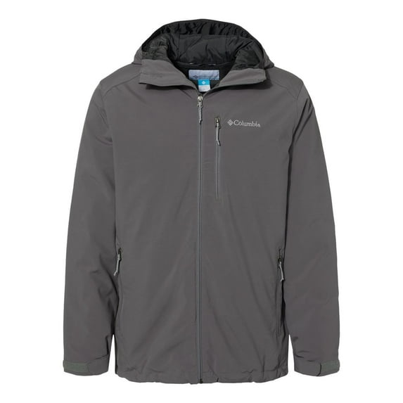 Columbia Men's Gate Racer Softshell, City Grey, 3X Big