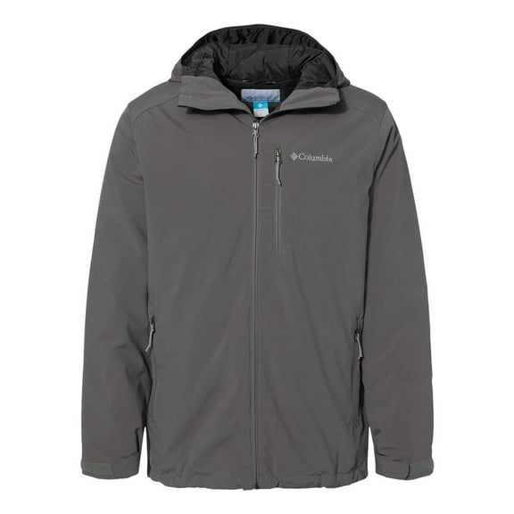 Columbia Men's Gate Racer Softshell, City Grey, X-Large