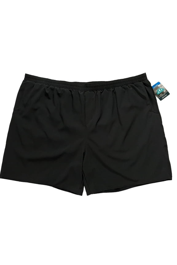 Men's Hike Shorts Size 5X (50X7") Black Omni Wick Stretch Breathable