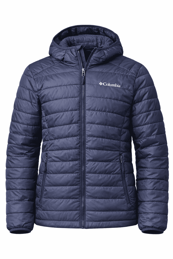 Mens Lake 22 II Down Hooded Jacket Lightweight Puffer Coat, Blue, 3XT