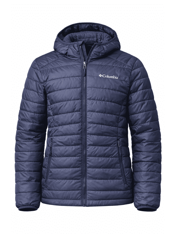 Mens Lake 22 II Down Hooded Jacket Lightweight Puffer Coat, Blue, 4X