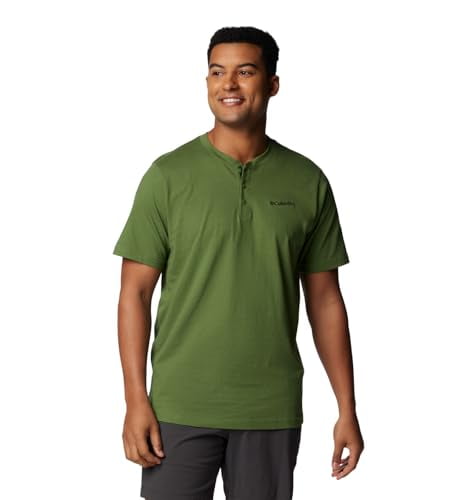 Columbia Men's Landroamer Short Sleeve Henley II, Canteen