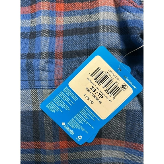 Columbia Men's Multi Plaid Shirt Pitchstone Flannel L/S - (010 & 464)