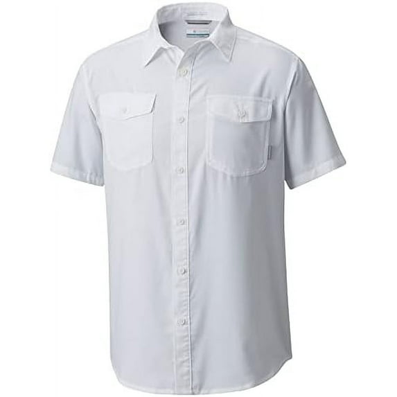 Columbia Sun Protection Short Sleeve Button Up Shirts (Men's 2XL)