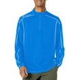 thumbnail image 1 of Columbia Men s PFG Low Drag 1/4 Zip Pullover, Moisture Wicking, Sun Protection Vivid Blue Medium, 1 of 5